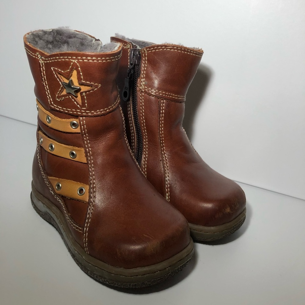 Kids Leather Boots